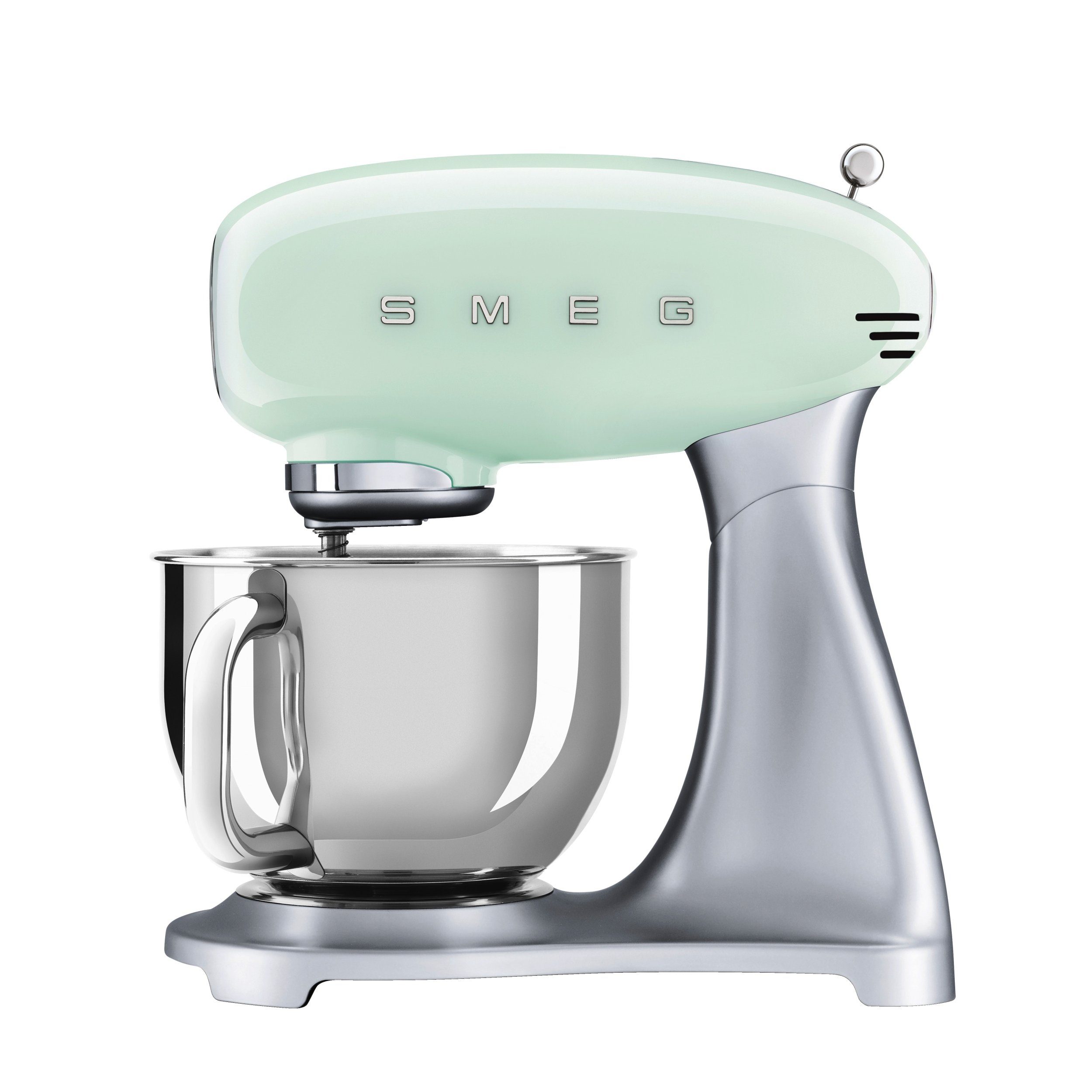 غذا ساز حرفه‌ای اسمگ ایتالیا مدل SMEG SMF02PGEU | طراحی کلاسیک دهه 50 میلادی | رنگ سبز